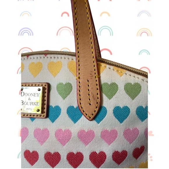 Dooney & Bourke Colorful Heart Satchel - Picture 5 of 10